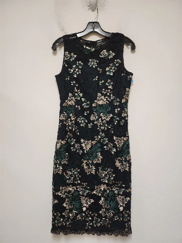 Huge Discounts Dress Party Midi By White House Black Market In Floral Print, Size: Xs