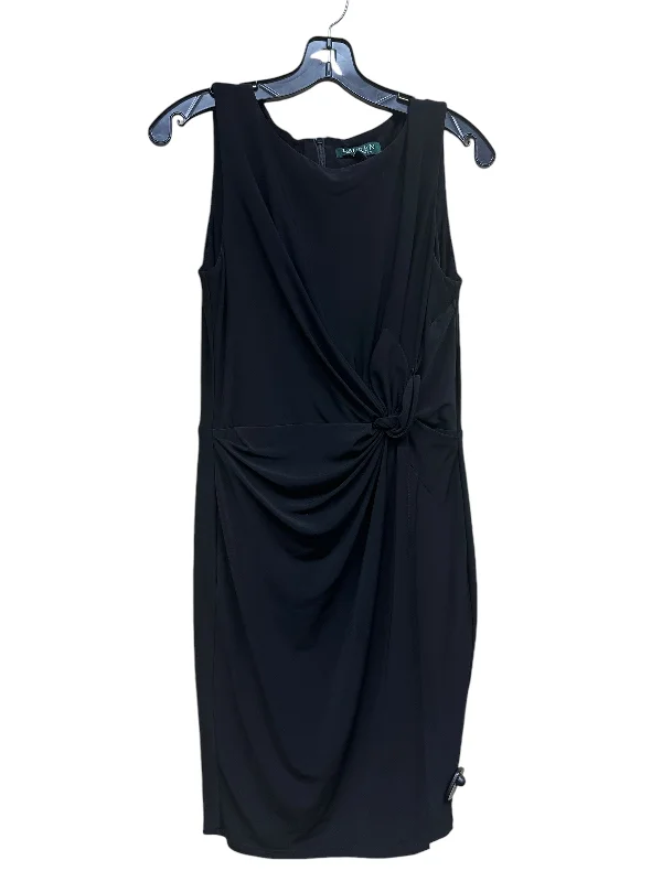 Grand Opening Sale Dress Casual Midi By Lauren By Ralph Lauren In Black, Size: 10