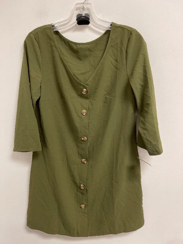 Massive Deals Dress Casual Short By Clothes Mentor In Green, Size: S