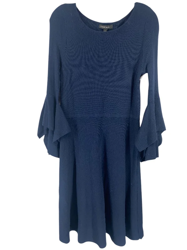 Discount Mania Dress Party Midi By Banana Republic In Navy, Size: S