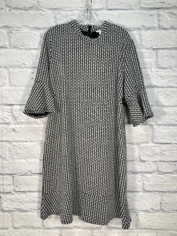 Stock Clearance Dress Sweater By Tyler Boe In Black & White, Size: Xl