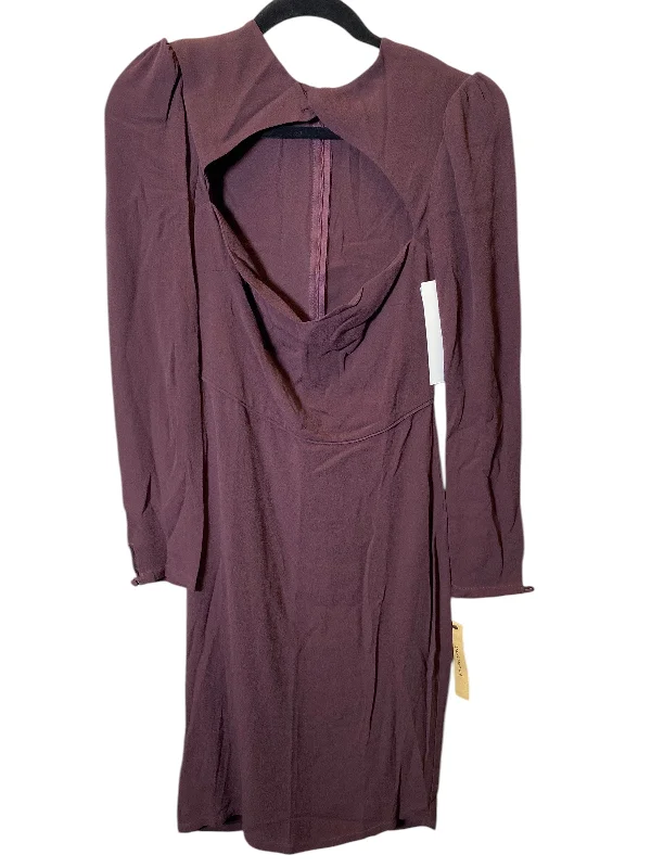 New Arrival Dress Casual Midi By Reformation In Maroon, Size: S
