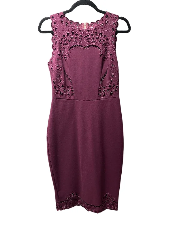 Unmissable Offer Purple Dress Casual Short Ted Baker, Size 2