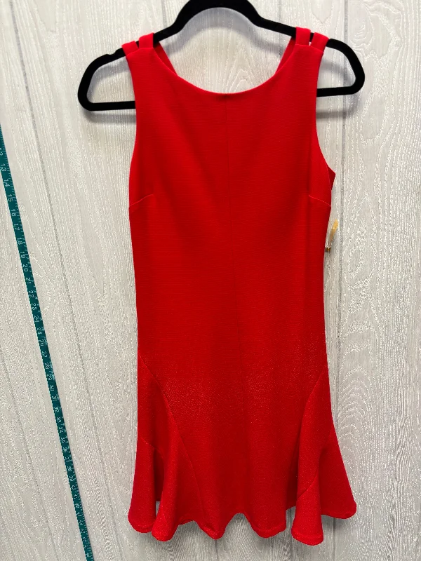 Daily Deals Dress Party Short By Ann Taylor In Red, Size: Xs