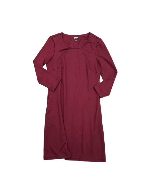 TIME-Limited Offer Dress Casual Midi By Nicole Miller In Red, Size: S