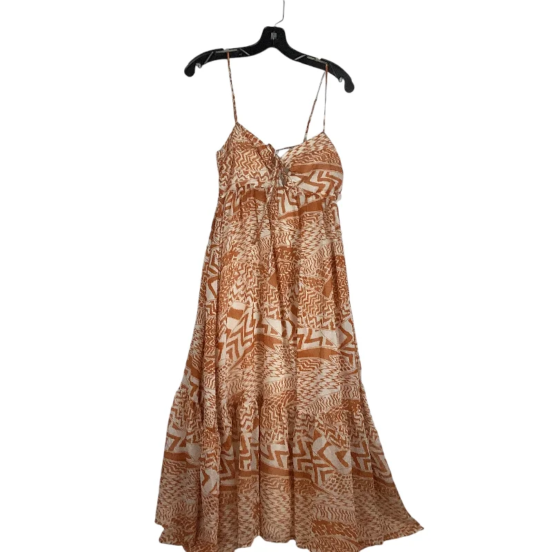 Reduced Prices Dress Party Long By Lulus In Orange, Size: S
