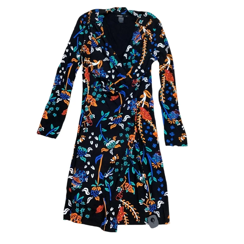 Crazy Deals Dress Casual Midi By Desigual In Black, Size: M