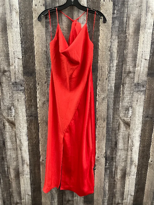 Act Now Dress Casual Maxi By Cme In Red, Size: S