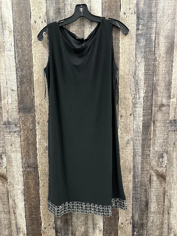 Deal of the Day Dress Party Midi By Tiana B In Black, Size: M