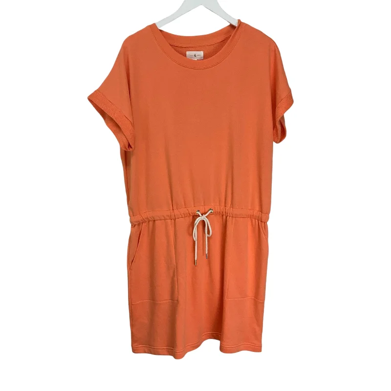 Big Discounts Dress Casual Midi By Lou And Grey In Orange, Size: Xl