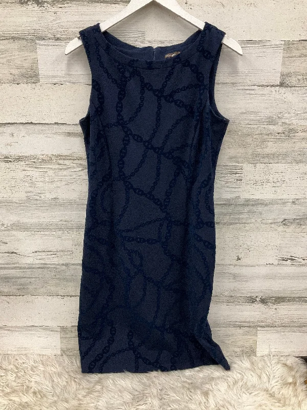 Get It Before It’s Gone Dress Casual Midi By Cmc In Blue, Size: M