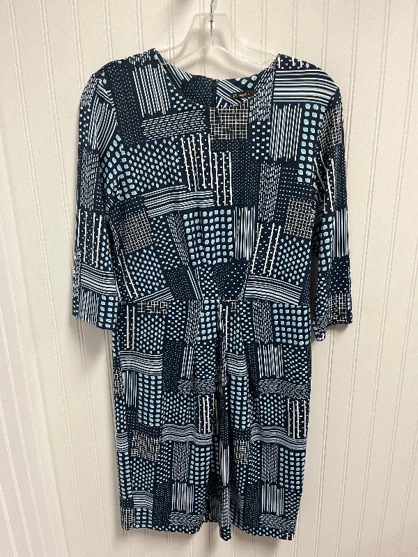 Price Smash Dress Work By J Mclaughlin In Blue & White, Size: L