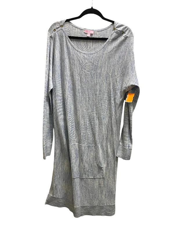 While Supplies Last Dress Casual Maxi By Lilly Pulitzer In Blue, Size: L