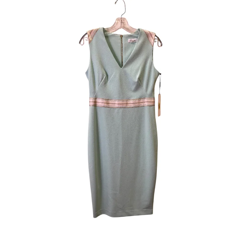 Early Access Dress Casual Midi By Calvin Klein In Blue, Size:S