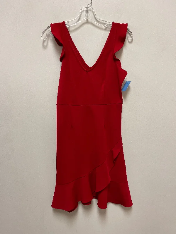 Huge Discounts Dress Casual Short By Clothes Mentor In Red, Size: Xs