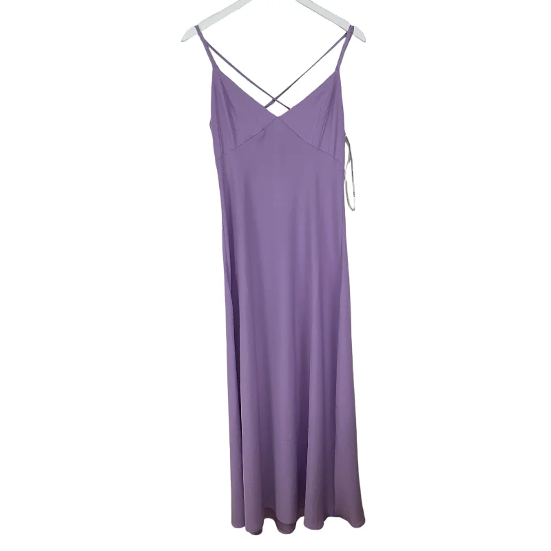 Limited Time Offer Dress Casual Maxi By Forever 21 In Purple, Size: L
