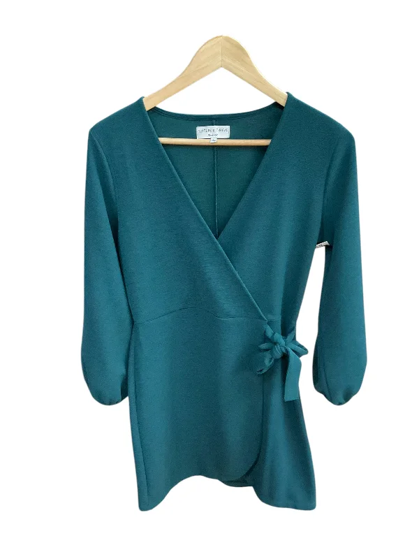 Daily Specials Dress Casual Midi By Madewell In Teal, Size: S