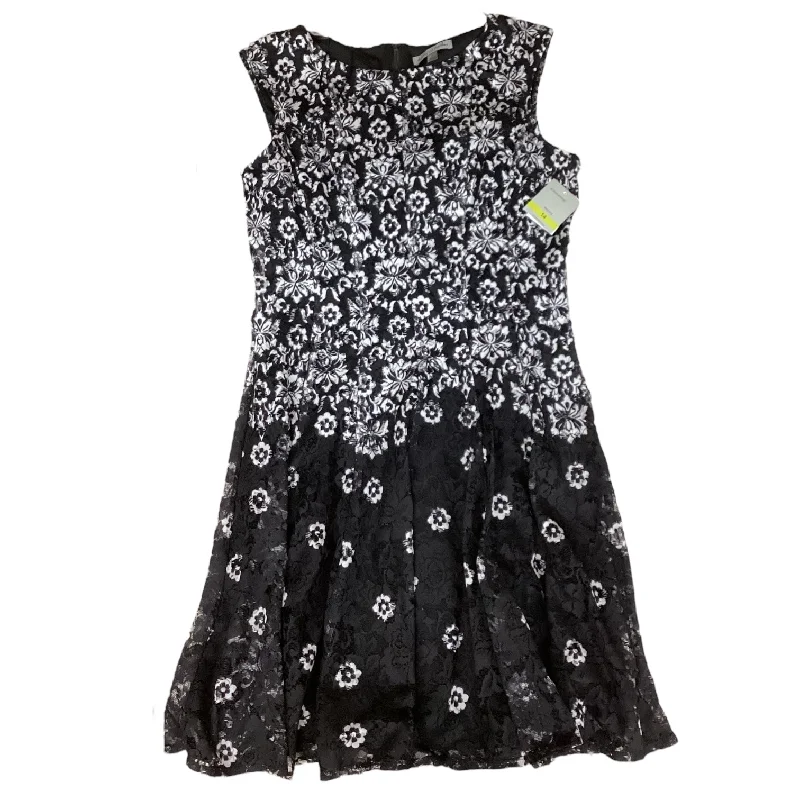 Unbeatable Prices Dress Casual Midi By Dannyandnicole In Black & White, Size: 14