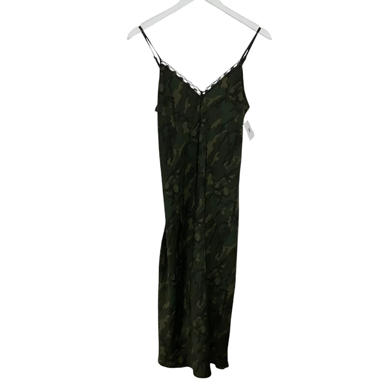 Super Bargain Dress Casual Maxi By Wild Fable In Camouflage Print, Size: S