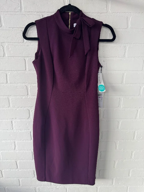 Daily Deals Dress Work By Calvin Klein In Maroon, Size: 6p