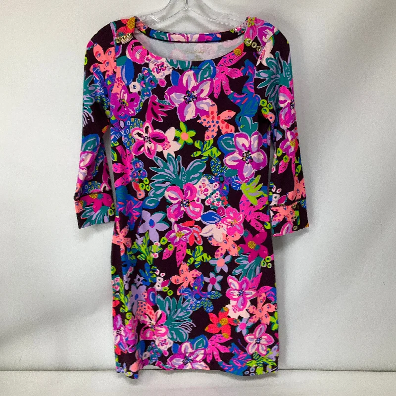Amazing Deals Dress Casual Midi By Lilly Pulitzer In Multi-colored, Size: Xs