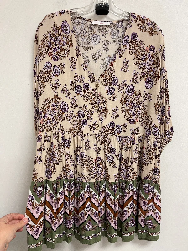 Daily Specials Dress Casual Short By Ces Femme In Floral Print, Size: S