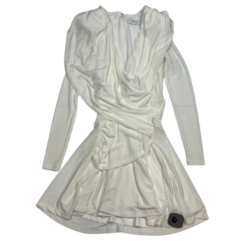 Hot Deal Dress Party Short By Misha In Cream, Size: Xs
