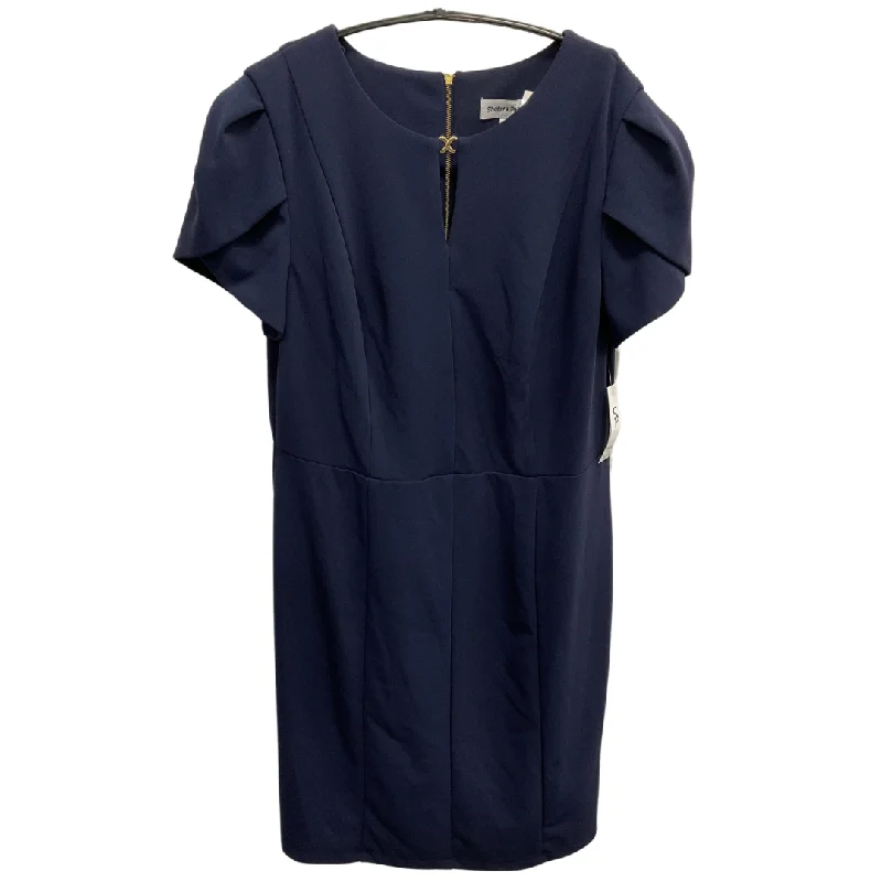 Fantastic Deals Dress Work By Shelby And Palmer In Navy, Size: Xl