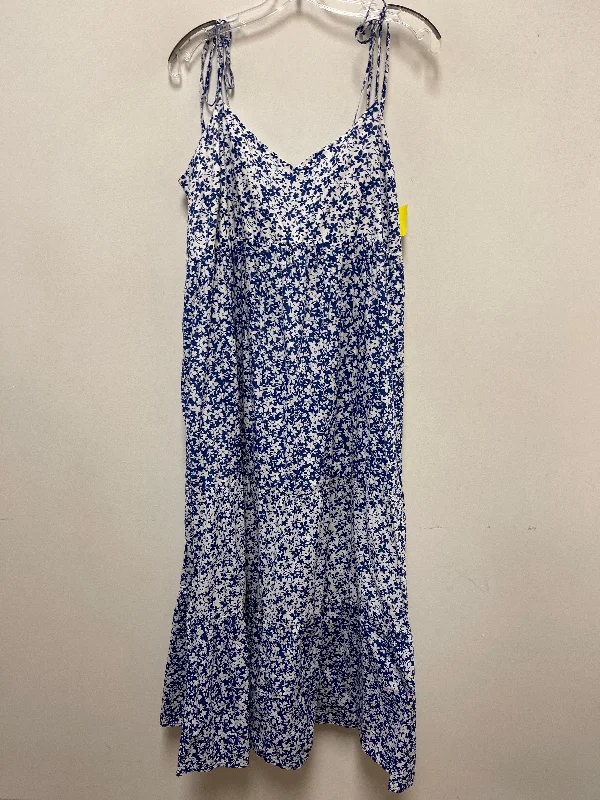 Super Savings Dress Casual Maxi By The Nines In Blue, Size: Xl
