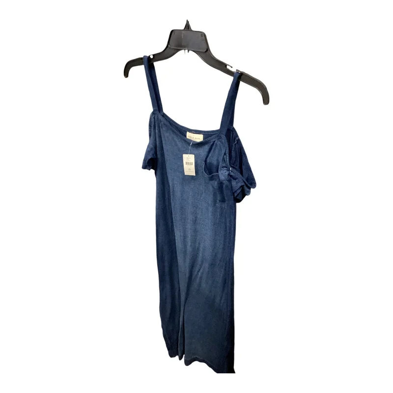 Weekend Deal Dress Casual Maxi By Cloth & Stone In Blue Denim, Size: Xs