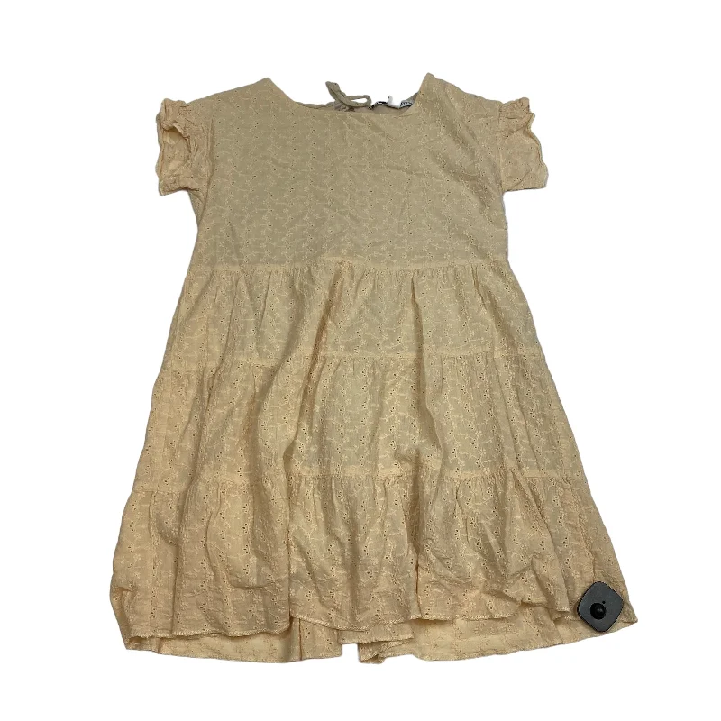 Weekend Deal Orange Dress Casual Short Hyfve, Size M