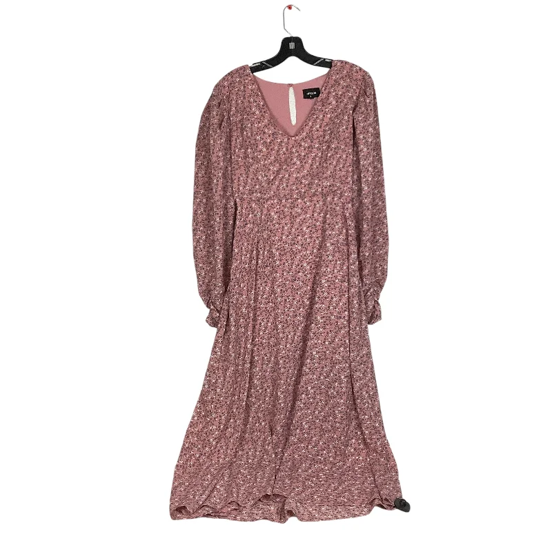 Daily Specials Dress Casual Maxi By Clothes Mentor In Floral Print, Size: L