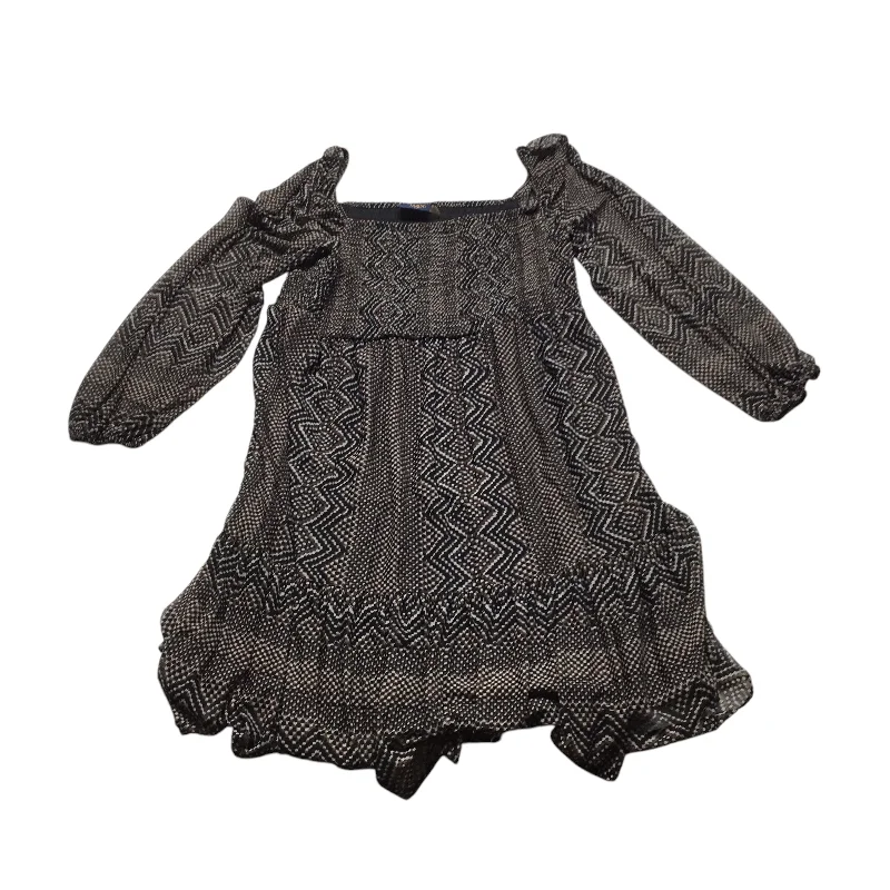 New Markdowns Dress Casual Midi By Taylor In Black & Brown, Size: Xl