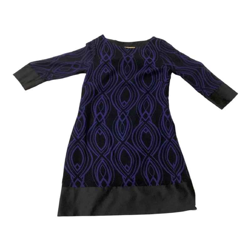 Super Bargain Dress Party Short By Limited In Black & Purple, Size: S