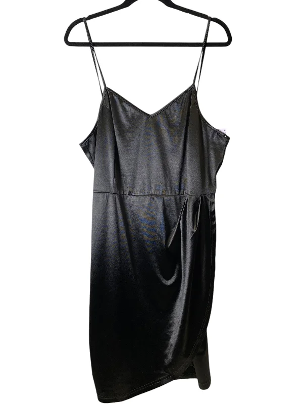 Crazy Savings Dress Party Midi By Cmc In Black, Size: 2x