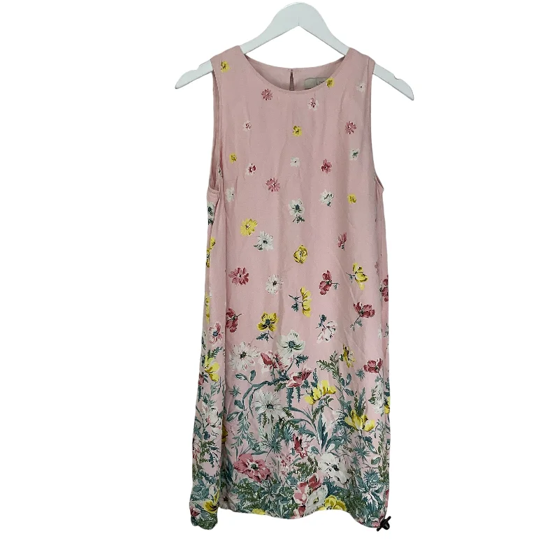 Quick Sale Dress Casual Midi By Loft In Pink, Size: 10
