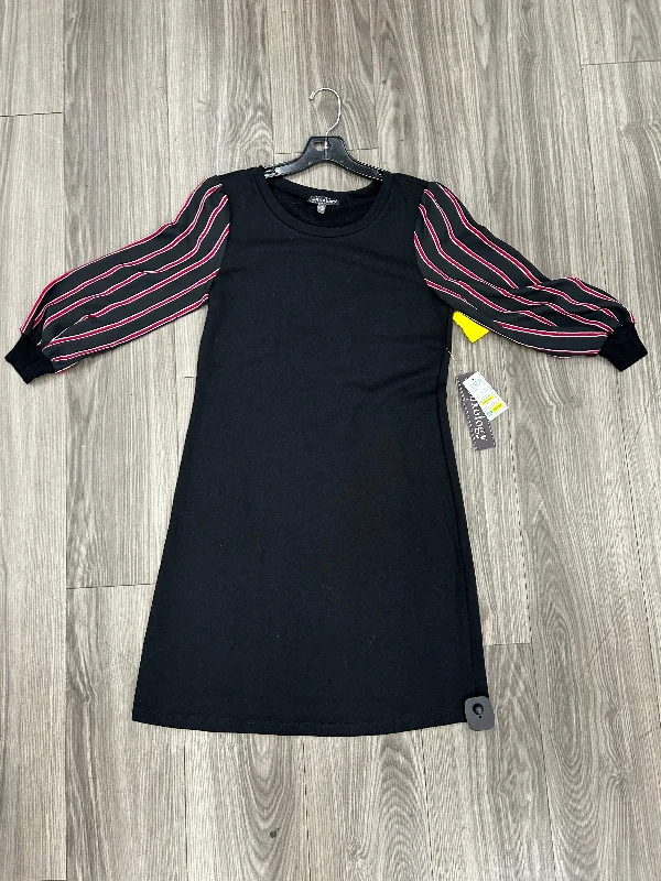 Exclusive Savings Dress Casual Midi By Luxology In Black Red, Size: Xs