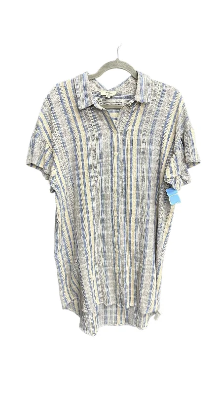 Midnight Madness Dress Casual Short By Umgee In Striped Pattern, Size: S