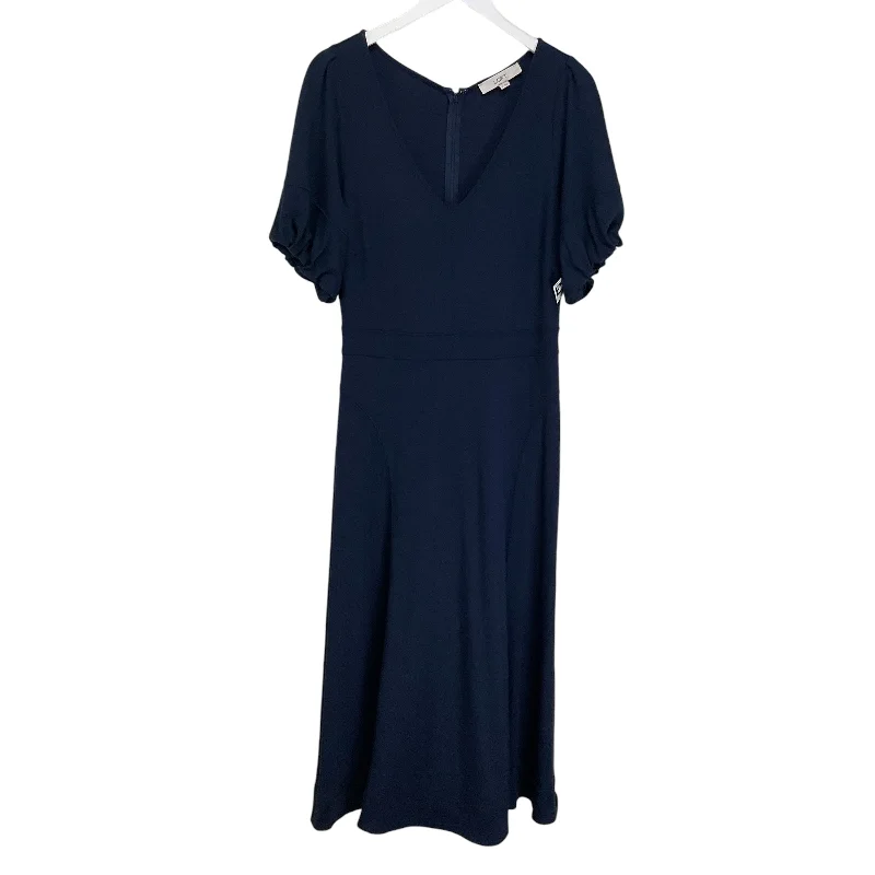 Epic Deals Dress Casual Maxi By Loft In Navy, Size: 8