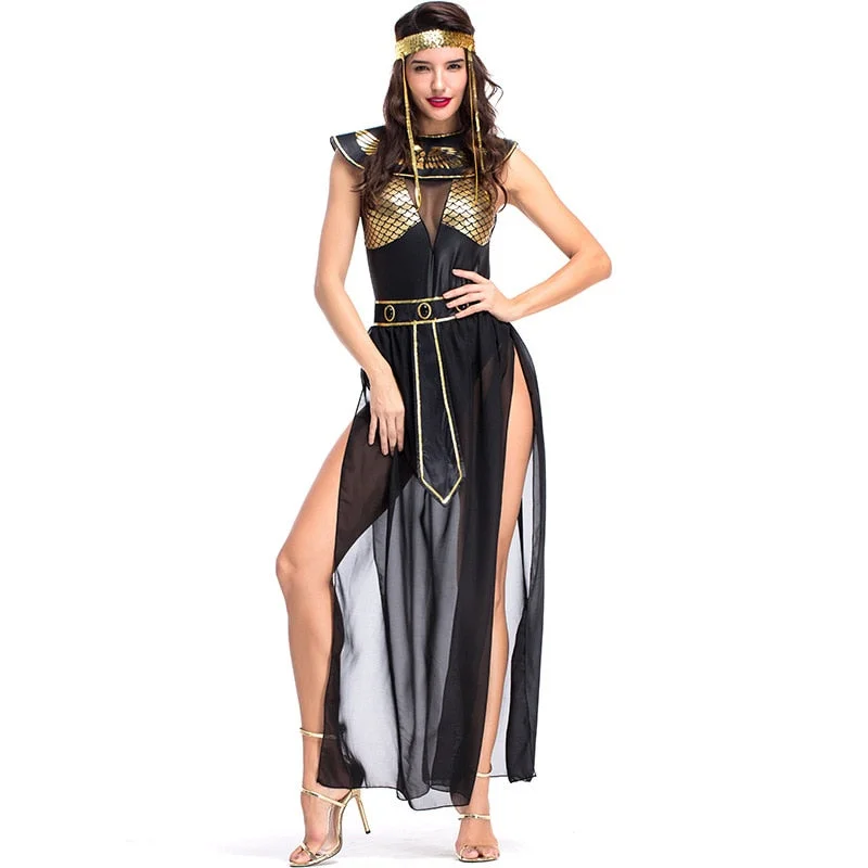 Can't Be Beat Halloween Awakecrm Adult Sexy Halloween Cosplay Greek Goddess Egyptian Queen Cleopatra Costume Women PU Leather Masquerade Party Dress Can't Be Beat Halloween Awakecrm Adult Sexy Halloween Cosplay Greek Goddess Egyptian Queen Cleopatra Costume Women PU Leather Masquerade Party Dress