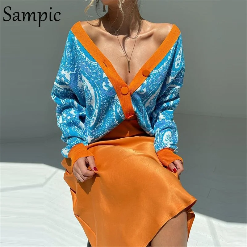 Savings Galore Awakecrm Christmas Gift Sampic Casual Fashion Patchwork Tie Dye Print Cardigans Winter Women Knitted Oversized V Neck Long Sweater Jumpers Tops Savings Galore Awakecrm Christmas Gift Sampic Casual Fashion Patchwork Tie Dye Print Cardigans Winter Women Knitted Oversized V Neck Long Sweater Jumpers Tops