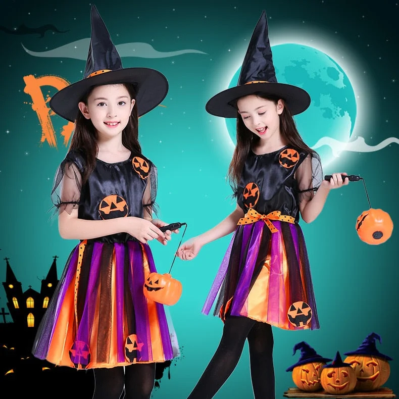 Bargain Prices Halloween Awakecrm Gothic Pumpkin Witch Cosplay Costumes For Kids Girls Carnival Party Fancy Dress Masquerade Stage Performance Outfits Bargain Prices Halloween Awakecrm Gothic Pumpkin Witch Cosplay Costumes For Kids Girls Carnival Party Fancy Dress Masquerade Stage Performance Outfits