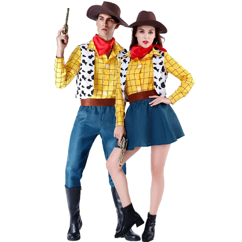 Flash Deals Halloween Awakecrm Halloween Carnival Party Toy Cosplay Story Woody Costume Stage Performance Cowboy Fancy Dress Couple Sheriff's Party Costume Flash Deals Halloween Awakecrm Halloween Carnival Party Toy Cosplay Story Woody Costume Stage Performance Cowboy Fancy Dress Couple Sheriff's Party Costume