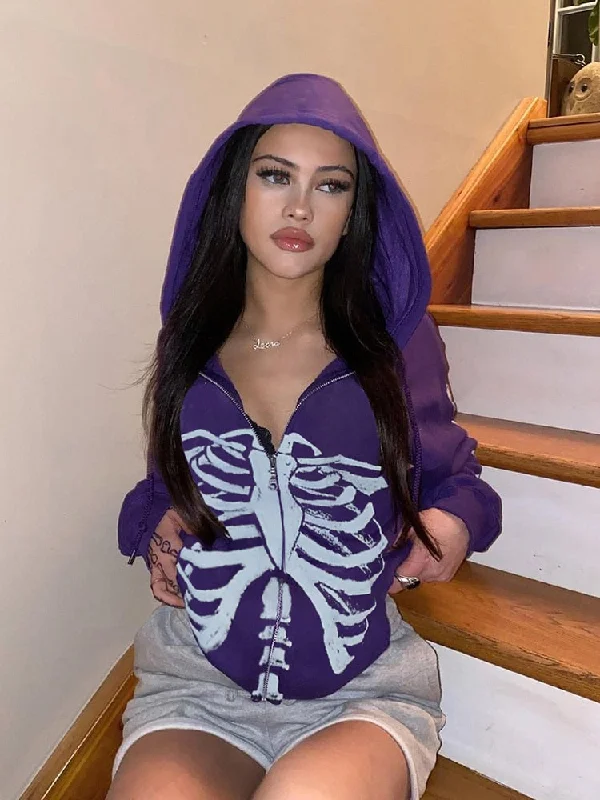 Today’s Deal HEYounGIRL Harajuku Gothic Aesthetic Hoodies Jacket Women Autumn Winter Goth Hooded Coats Grunge Hip Hop Korean Sweatshirt Today’s Deal HEYounGIRL Harajuku Gothic Aesthetic Hoodies Jacket Women Autumn Winter Goth Hooded Coats Grunge Hip Hop Korean Sweatshirt