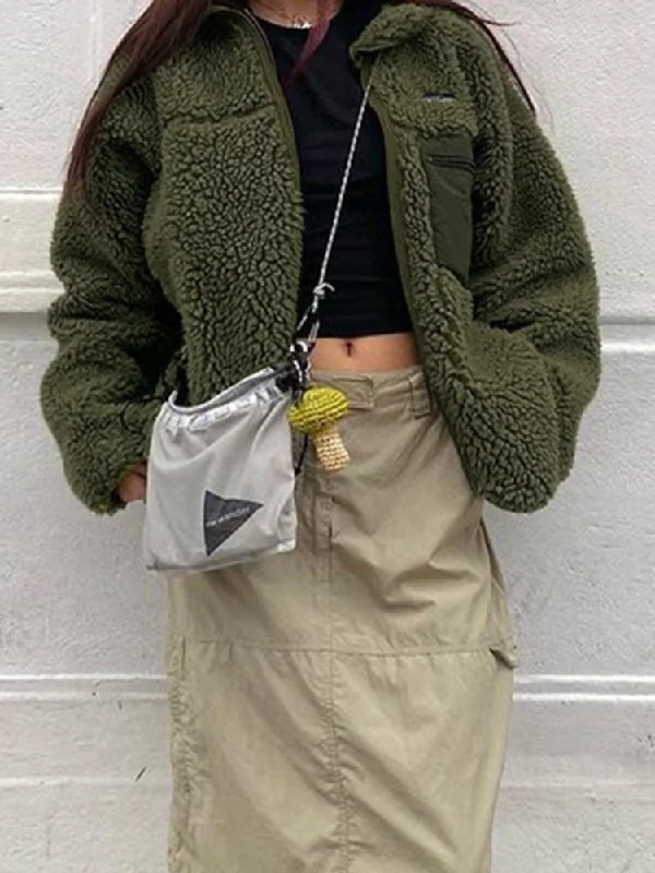 Instant Discount Awakecrm Heyoungirl Winter Ladies Furry Coats Vintage Zipper Pocket Fashion Outwear Harajuku Women Clothes Y2k Streetwear Warm Jackets Instant Discount Awakecrm Heyoungirl Winter Ladies Furry Coats Vintage Zipper Pocket Fashion Outwear Harajuku Women Clothes Y2k Streetwear Warm Jackets