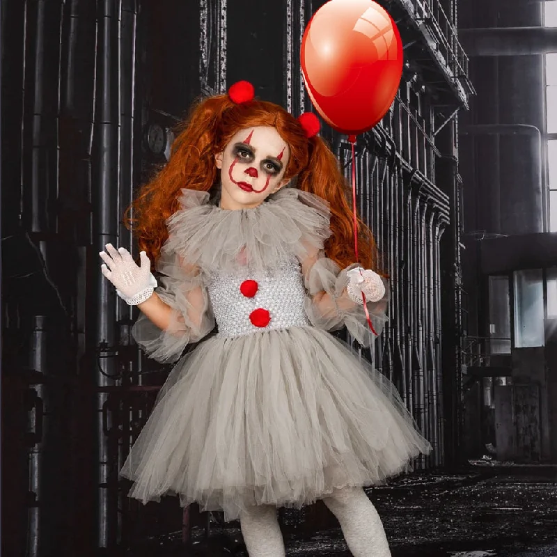 Great Deals Halloween Awakecrm Joker Pennywise Girls Tutu Dress Kids Gray Creepy Clown Halloween Costume Cosplay Clothes Children Birthday Fancy Dresses Great Deals Halloween Awakecrm Joker Pennywise Girls Tutu Dress Kids Gray Creepy Clown Halloween Costume Cosplay Clothes Children Birthday Fancy Dresses