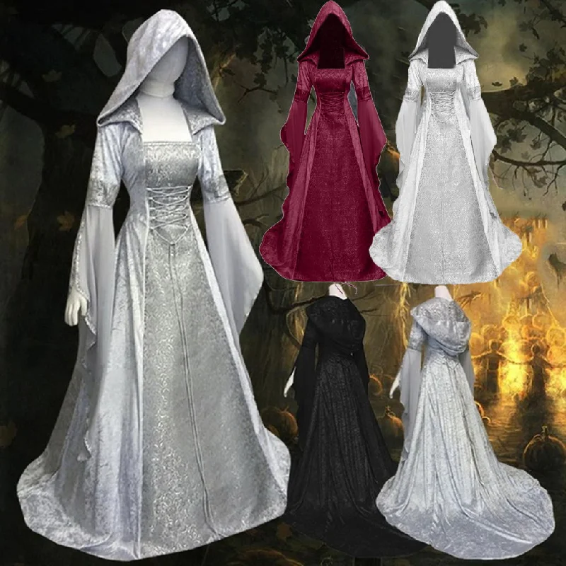 Blowout Deals Halloween Awakecrm Medieval Vintage Dress Gothic Dresses Halloween Renaissance Hooded Floor Length Cosplay Dress Princess Boho Victorian Dress Blowout Deals Halloween Awakecrm Medieval Vintage Dress Gothic Dresses Halloween Renaissance Hooded Floor Length Cosplay Dress Princess Boho Victorian Dress