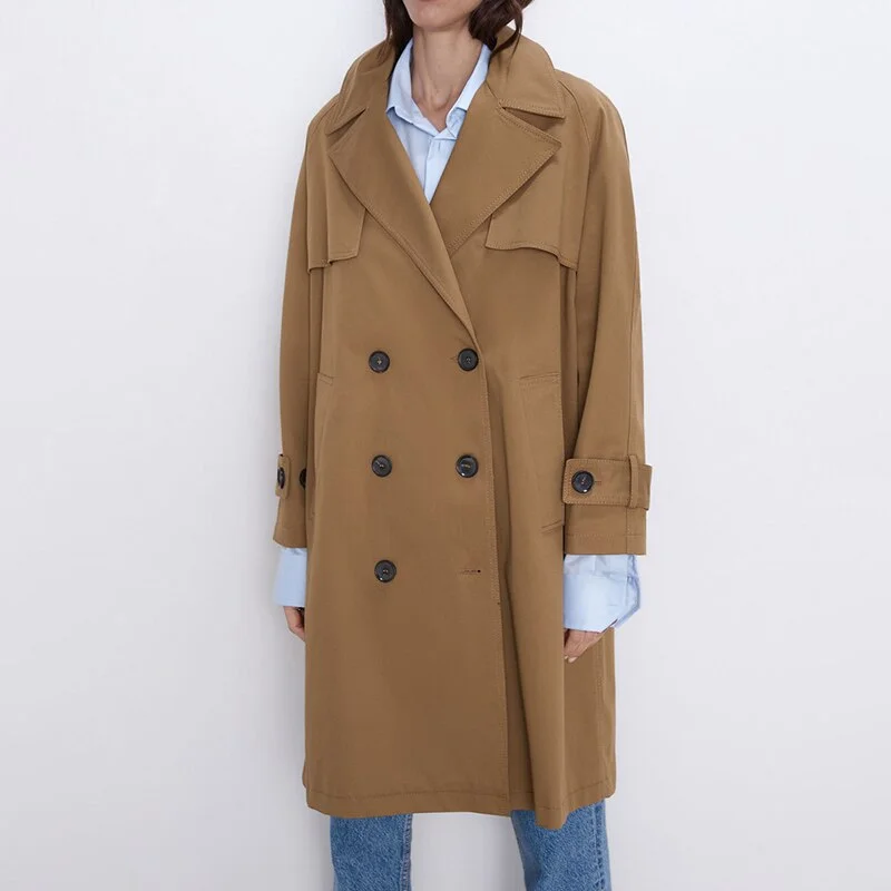 Weekend Special Awakecrm Merodi Women Autumn Casual Double Breasted Za Khaki Long Coat Female Casual Long Sleeve Outwear Jackets Ladies Oversize Jackets Weekend Special Awakecrm Merodi Women Autumn Casual Double Breasted Za Khaki Long Coat Female Casual Long Sleeve Outwear Jackets Ladies Oversize Jackets