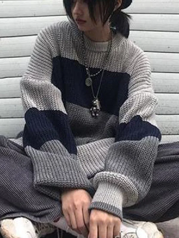 Big Discounts Awakecrm Joskaa Tawaaiw Vintage Winter Sweater Women Loose Casual Knitted Pullovers Retro America Striped Jumpers Female Streetwear Sweaters Big Discounts Awakecrm Joskaa Tawaaiw Vintage Winter Sweater Women Loose Casual Knitted Pullovers Retro America Striped Jumpers Female Streetwear Sweaters