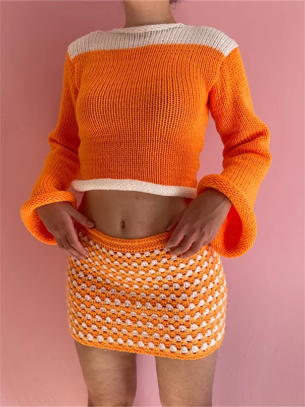 Buy More, Save More Awakecrm Joskaa Wsevypo E-Girl 2000S Patchwork Knitted Sweaters Autumn Women Retro Rolled Trim Flare Long Sleeves Pullover Jumper Top Streetwear Buy More, Save More Awakecrm Joskaa Wsevypo E-Girl 2000S Patchwork Knitted Sweaters Autumn Women Retro Rolled Trim Flare Long Sleeves Pullover Jumper Top Streetwear